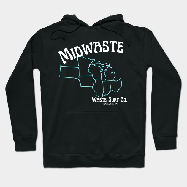 Midwaste - States Hoodie by Waste Surf